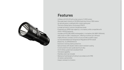 MT1C Pro - 1000 Lumens