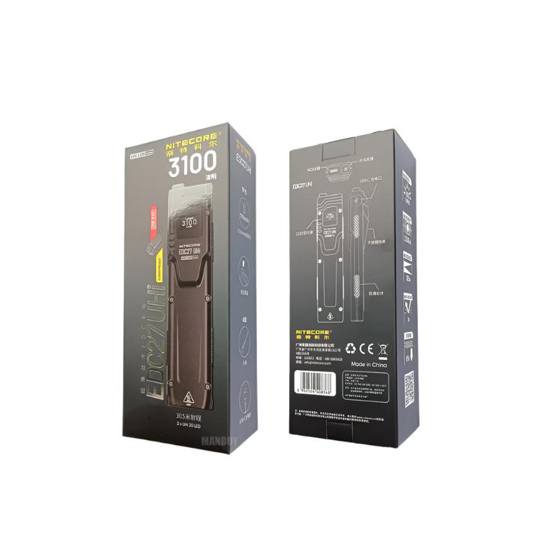 Nitecore - EDC27 UHI packaging  | EDCASIA