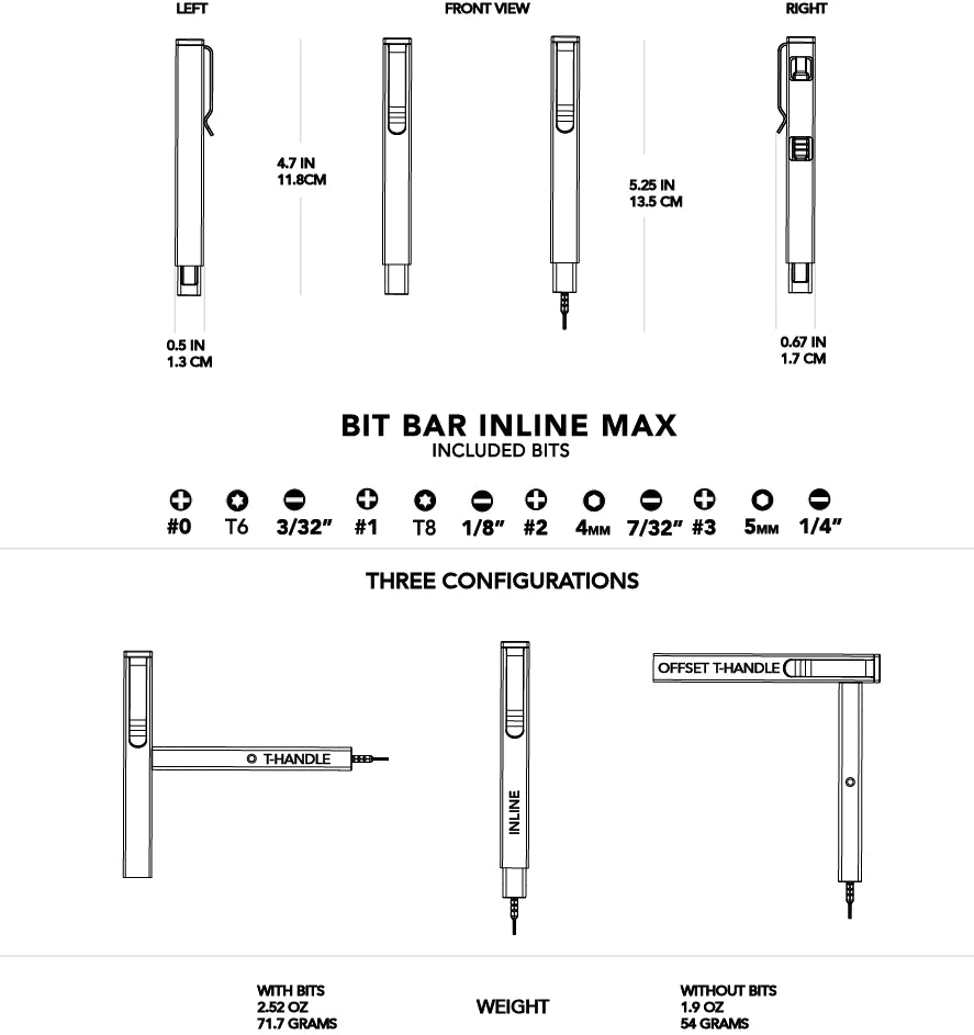 Bit Bar Inline Max