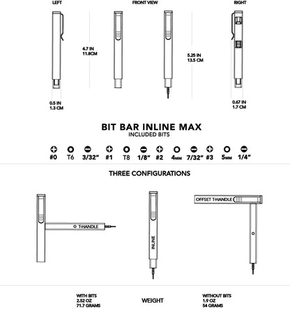 Bit Bar Inline Max