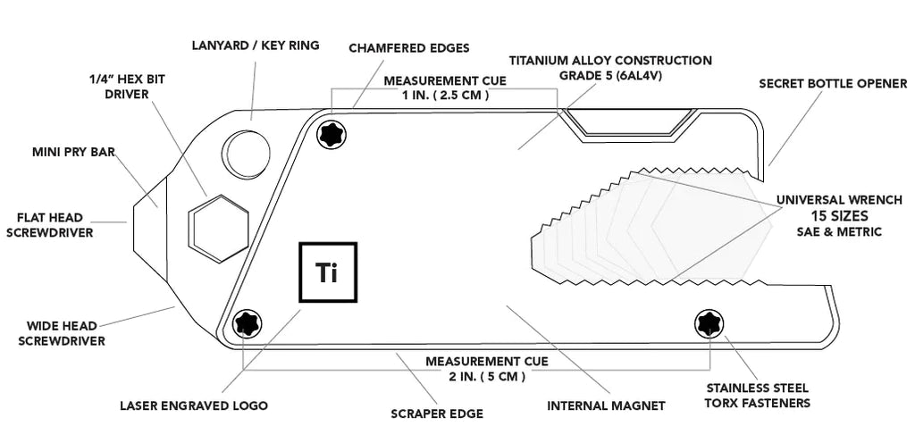 Titanium Pocket Tool