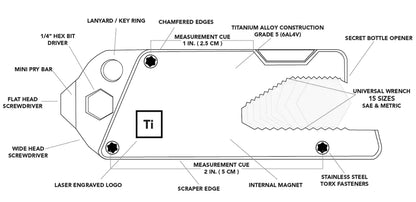 Titanium Pocket Tool