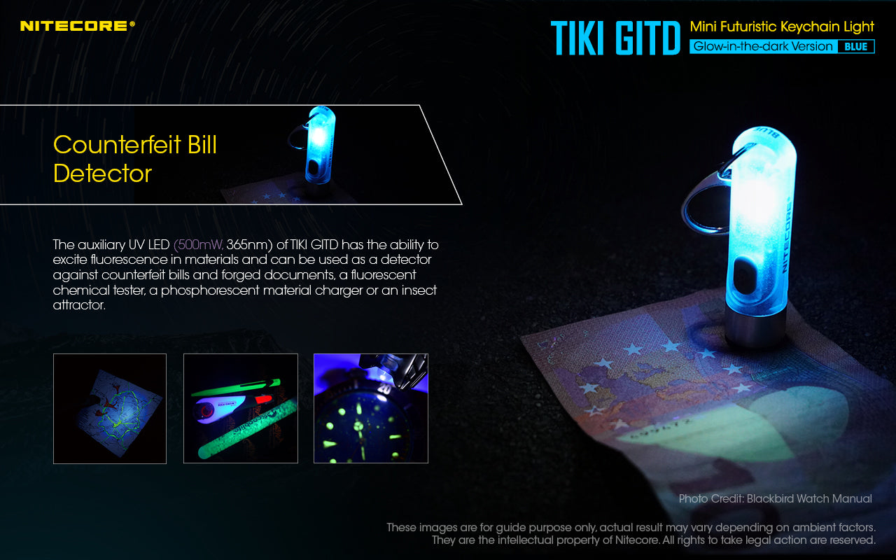 TIKI GITD Blue