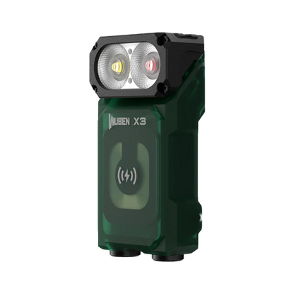 X-3 (Green) with Aluminium Charging case